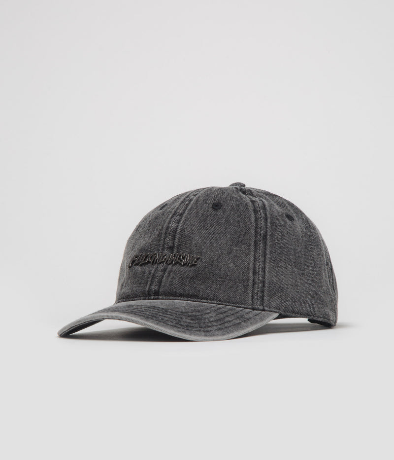 Fucking Awesome Metal Stamp Logo Cap in Black