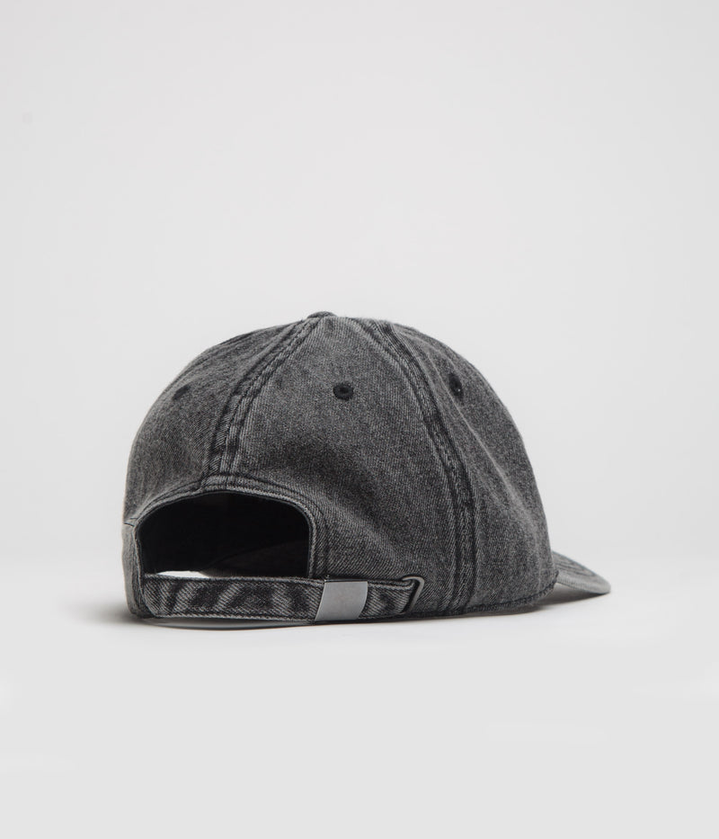 Fucking Awesome Metal Stamp Logo Cap in Black
