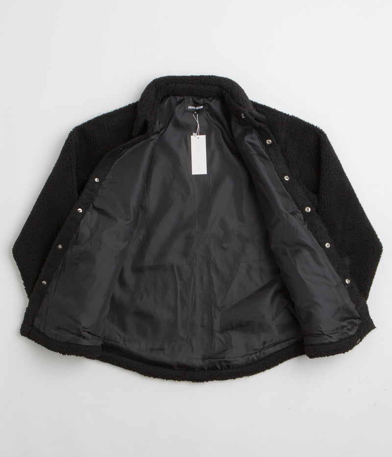 Fucking Awesome Pile Fleece Overshirt in Black