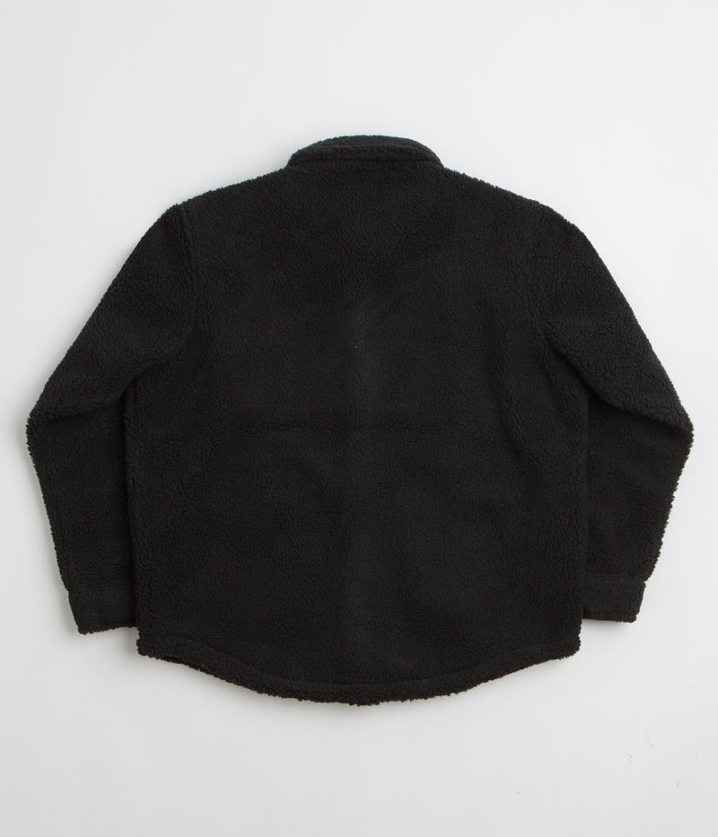 Fucking Awesome Pile Fleece Overshirt in Black
