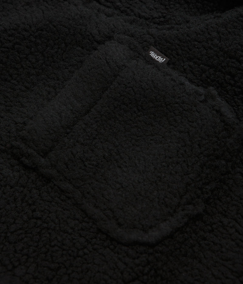 Fucking Awesome Pile Fleece Overshirt in Black