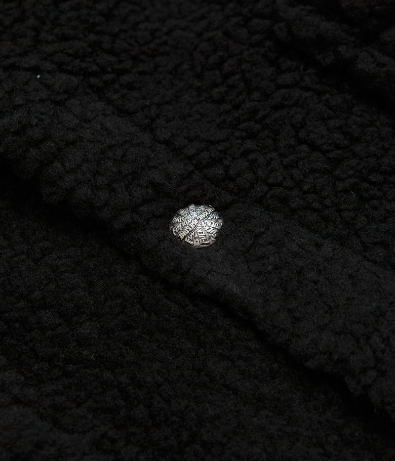 Fucking Awesome Pile Fleece Overshirt in Black