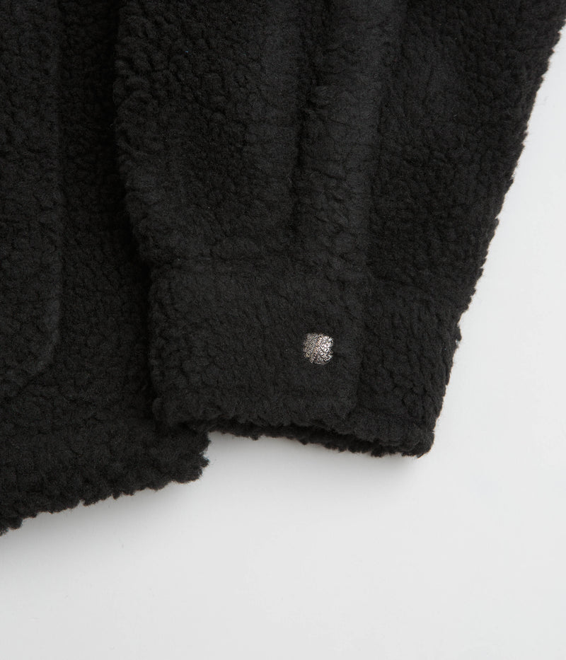 Fucking Awesome Pile Fleece Overshirt in Black