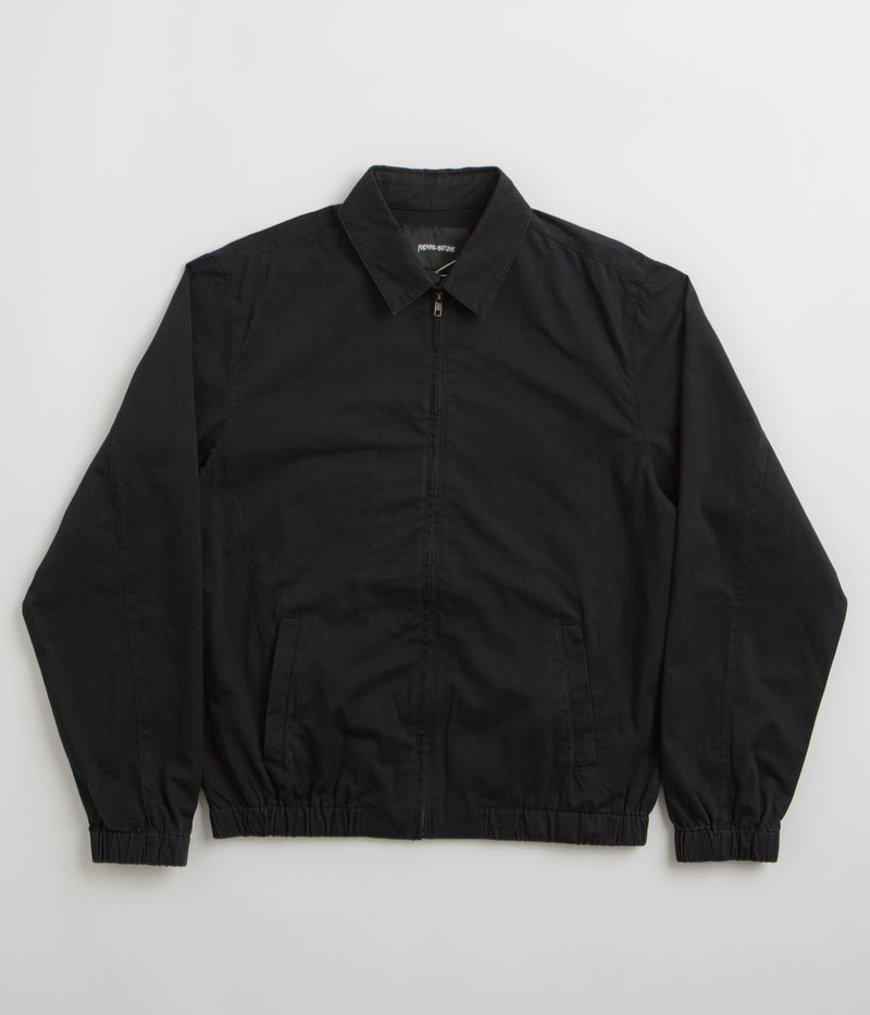 Fucking Awesome Washed Harrington Jacket in Black