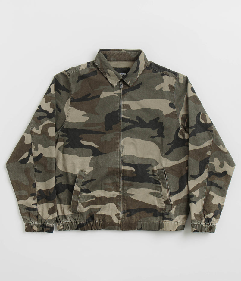 Fucking Awesome Washed Harrington Jacket in Camo