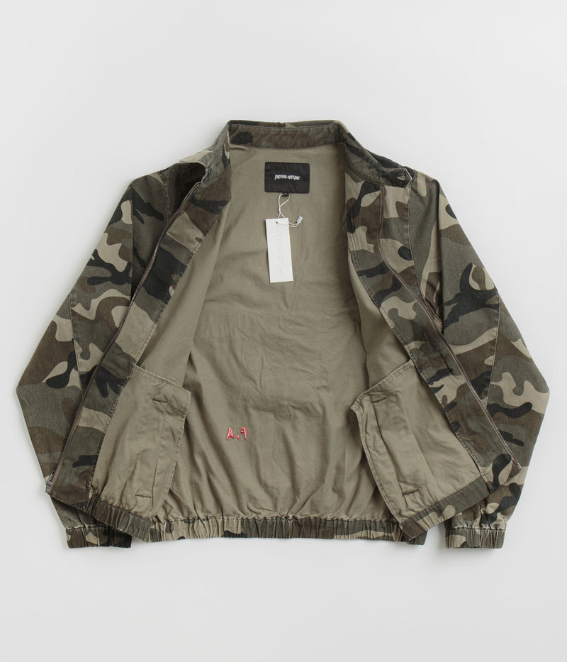 Fucking Awesome Washed Harrington Jacket in Camo