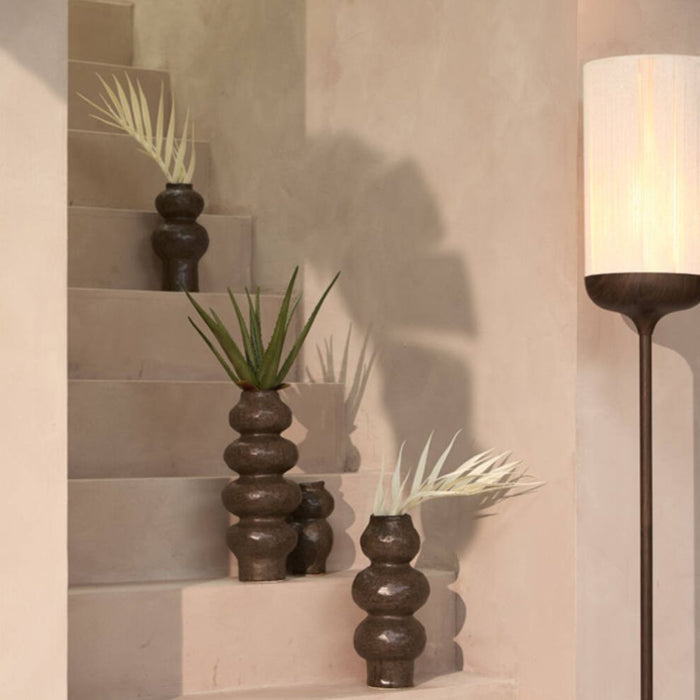 Gano Dark Brown Ceramic Vase