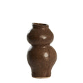 Gano Dark Brown Ceramic Vase