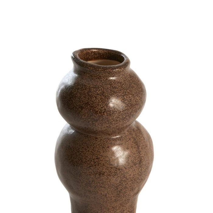 Gano Dark Brown Ceramic Vase