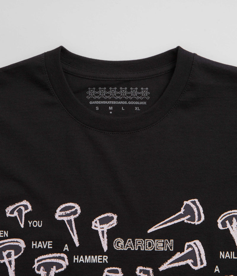 Garden Nails T-Shirt in Black