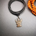 Garuda Amulet - 1.38" - Tibetan Buddhist amulet, front view