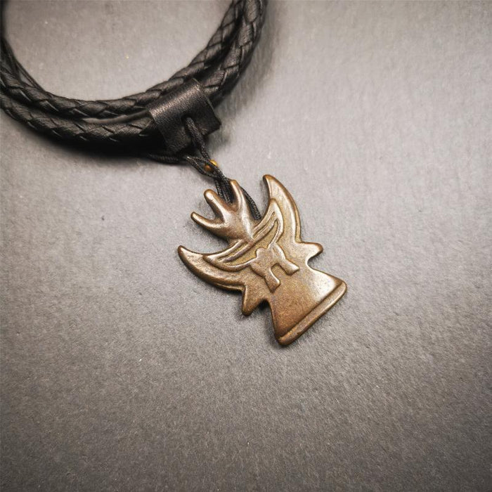 Garuda Amulet - 1.38" - Tibetan Buddhist amulet, view 4