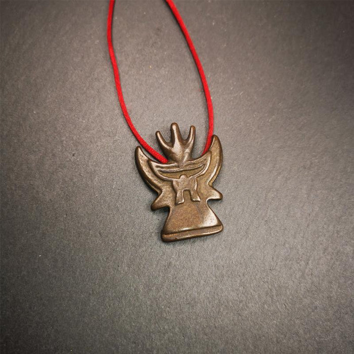 Garuda Amulet - 1.38" - Tibetan Buddhist amulet, view 7