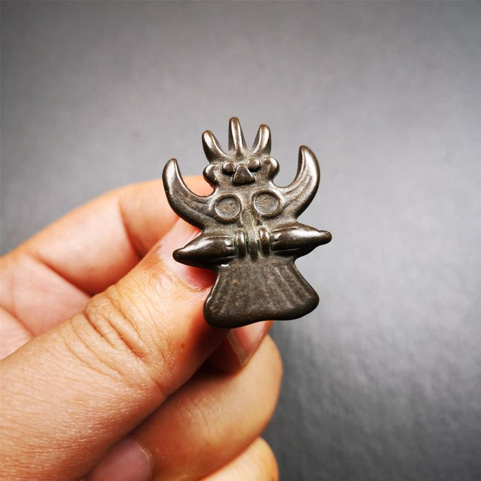 Garuda Amulet - 1.38" - Tibetan Buddhist amulet, view 8