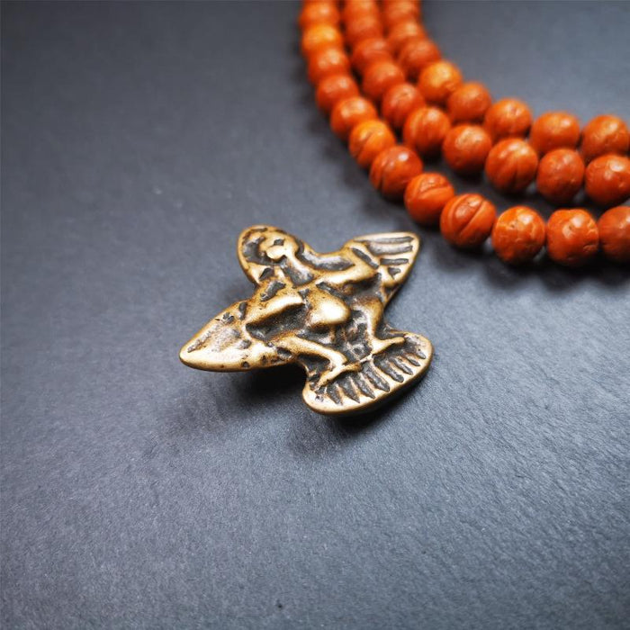 Garuda Amulet - 1.65" - Tibetan Buddhist amulet, view 4