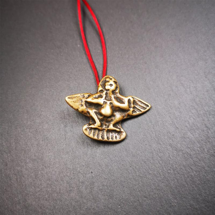 Garuda Amulet - 1.65" - Tibetan Buddhist amulet, view 6