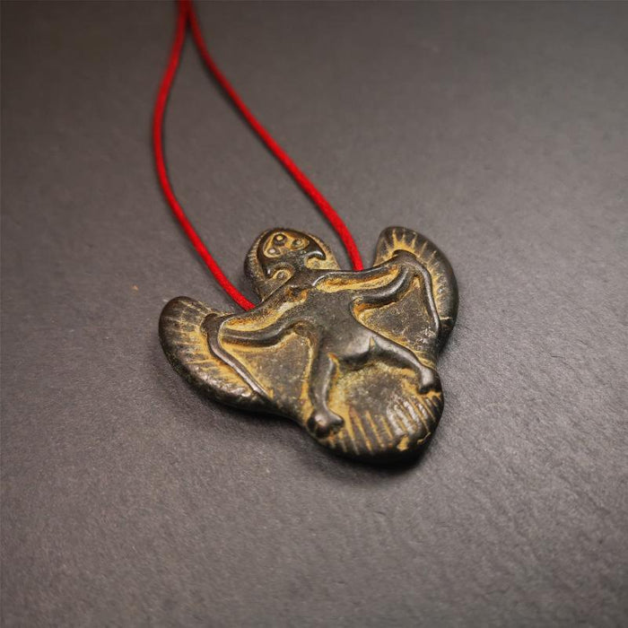 Garuda Amulet - 1.93" - Tibetan Buddhist amulet, view 6