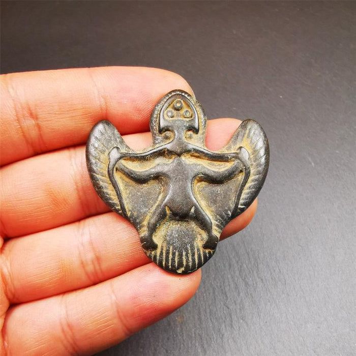 Garuda Amulet - 1.93" - Tibetan Buddhist amulet, view 8
