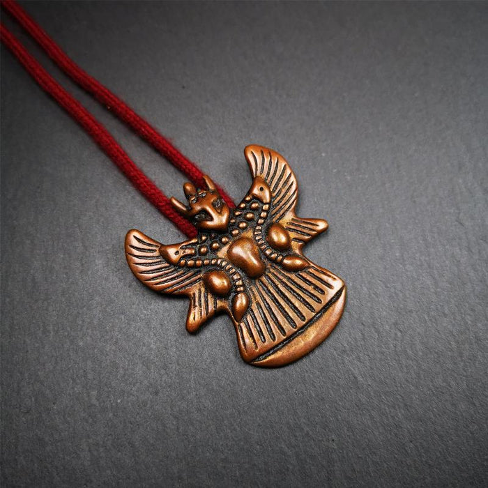 Garuda Amulet - 2.05" - Tibetan Buddhist amulet, view 6