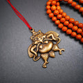 Garuda Amulet - 2.16" - Tibetan Buddhist amulet, front view