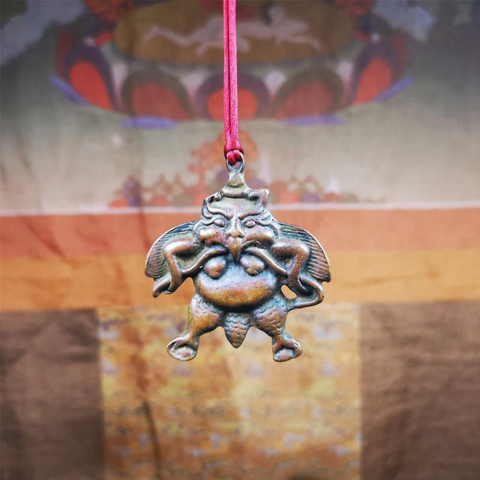 Garuda Amulet - 2.16" - Tibetan Buddhist amulet, view 7