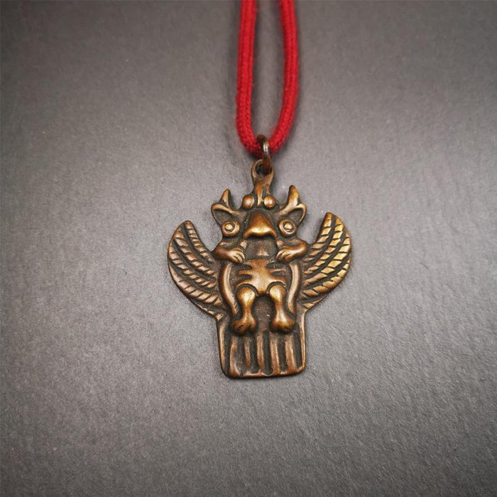 Garuda Amulet - 2.1" - Tibetan Buddhist amulet, view 5