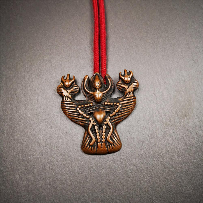 Garuda Amulet - 2.24" - Tibetan Buddhist amulet, view 4