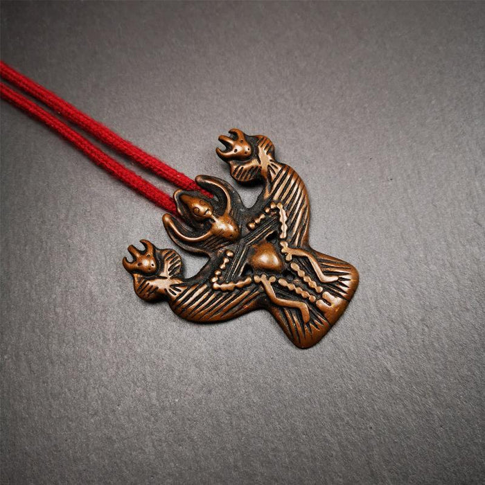 Garuda Amulet - 2.24" - Tibetan Buddhist amulet, view 5