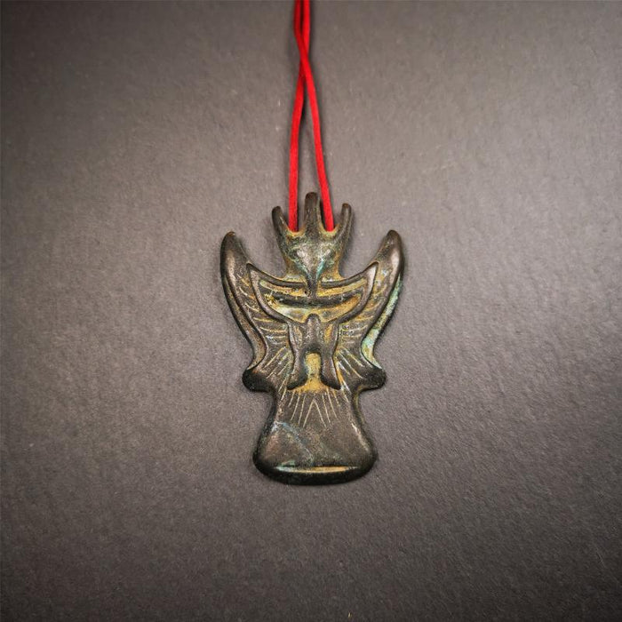 Garuda Amulet - 2.28" - Tibetan Buddhist amulet, view 5