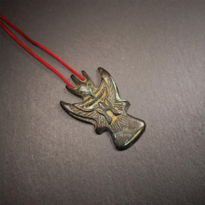 Garuda Amulet - 2.28" - Tibetan Buddhist amulet, view 6