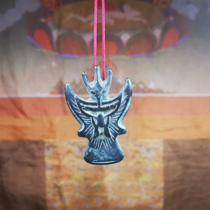 Garuda Amulet - 2.28" - Tibetan Buddhist amulet, view 7