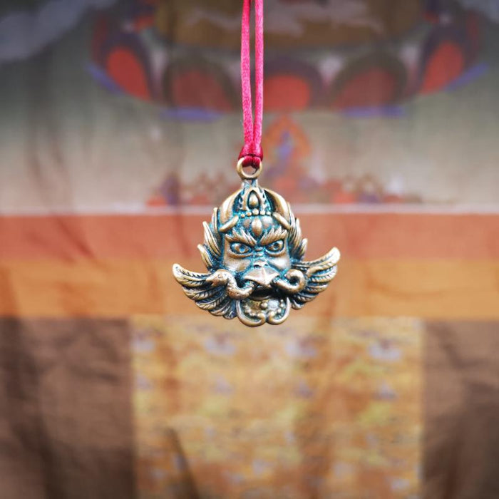 Garuda Amulet 1.37" - Tibetan Buddhist amulet, view 4