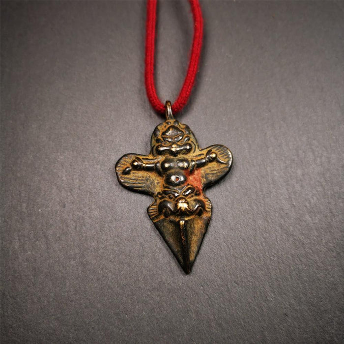 Garuda Phurba - 2.56" - Tibetan Buddhist garuda amulet, view 4