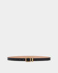 Glen 20 mm Belt in Black Leather