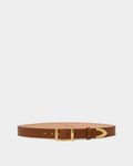 Glen 30 mm Belt in Amber Brown Leather