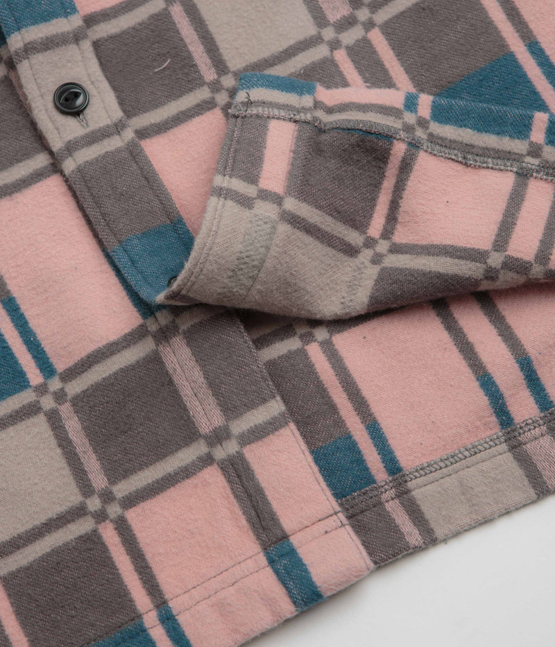 Gramicci Anthony Flannel Shirt in Blush Check