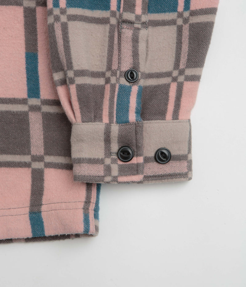 Gramicci Anthony Flannel Shirt in Blush Check