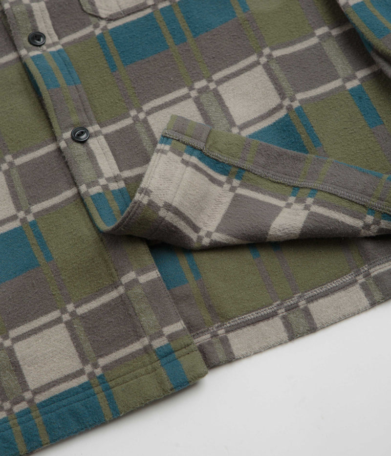 Gramicci Anthony Flannel Shirt in Silver Check