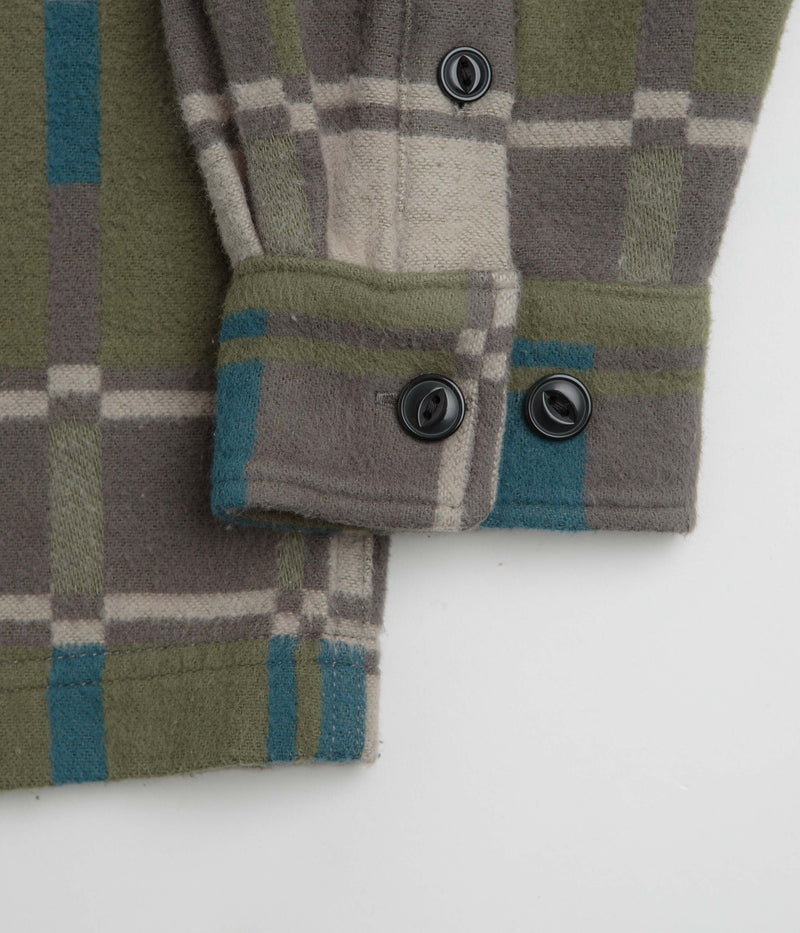 Gramicci Anthony Flannel Shirt in Silver Check
