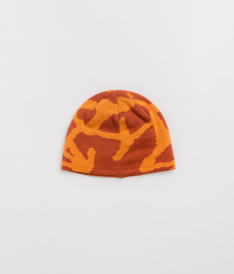Gramicci Burly Runningman Beanie in Burnt Orange
