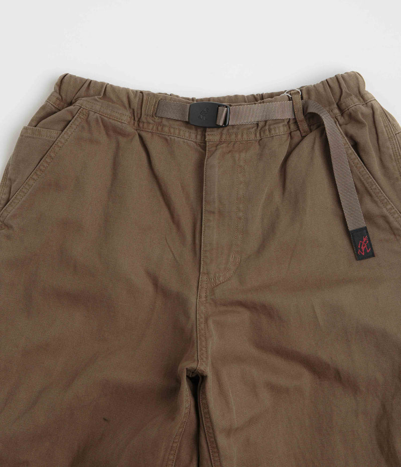 Gramicci Canvas Work Pants in Chocolate Aged