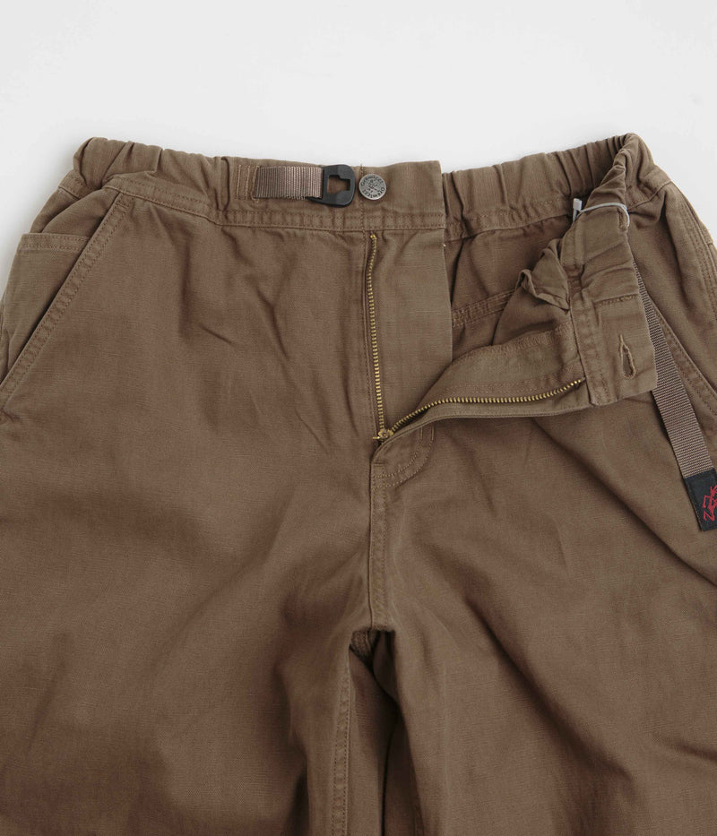Gramicci Canvas Work Pants in Chocolate Aged