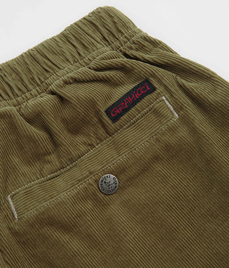 Gramicci Corduroy G-Shorts in Olive