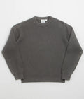 Gramicci Cotton Knit Crewneck Sweatshirt in Grey