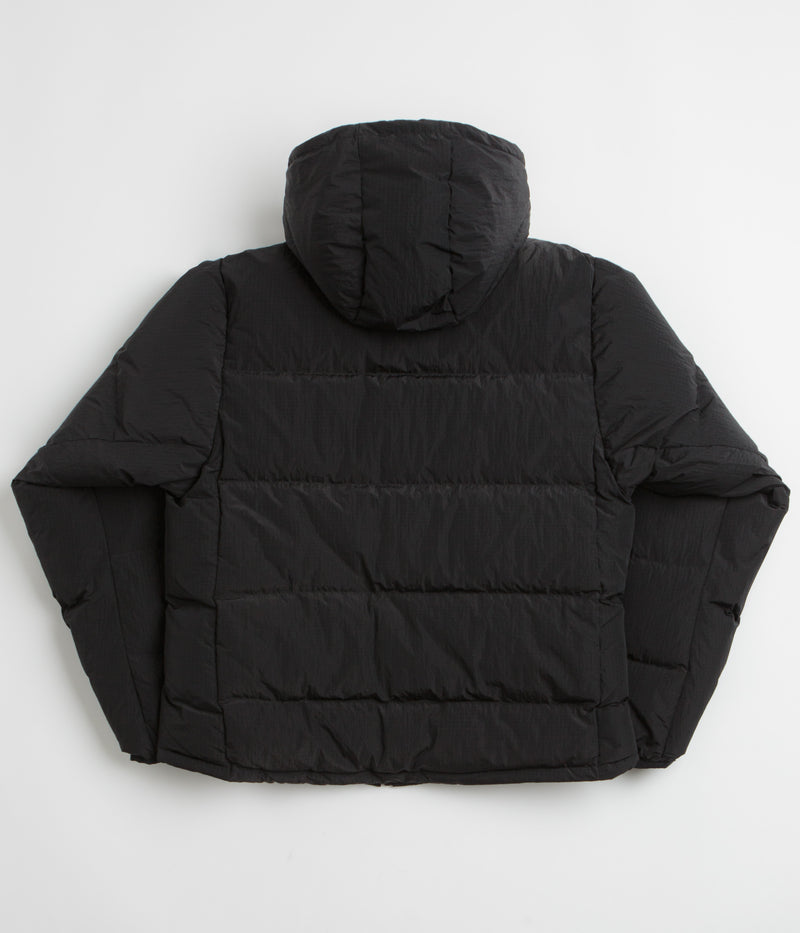Gramicci Down Hooded Puffer Jacket in Black