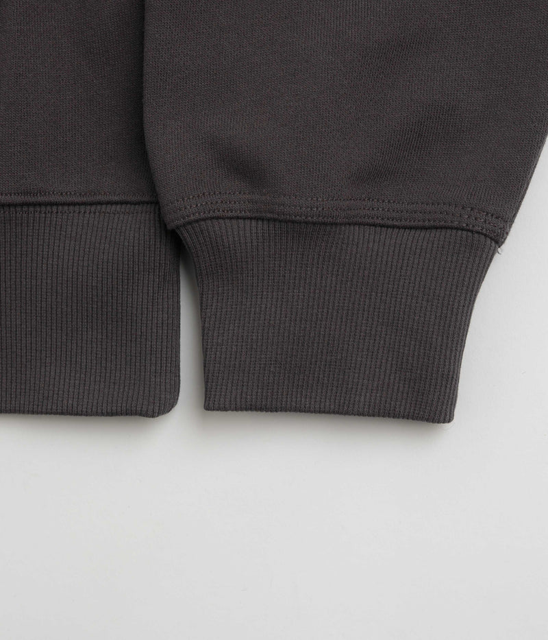 Gramicci Hemp Full Zip Hoodie in Deep Brown