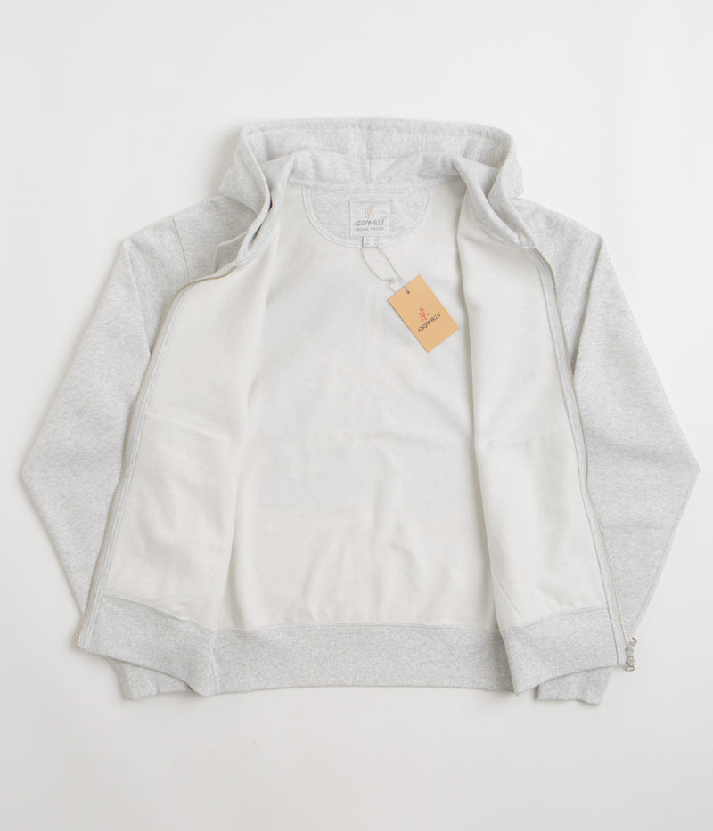 Gramicci Hemp Full Zip Hoodie in Heather Ash