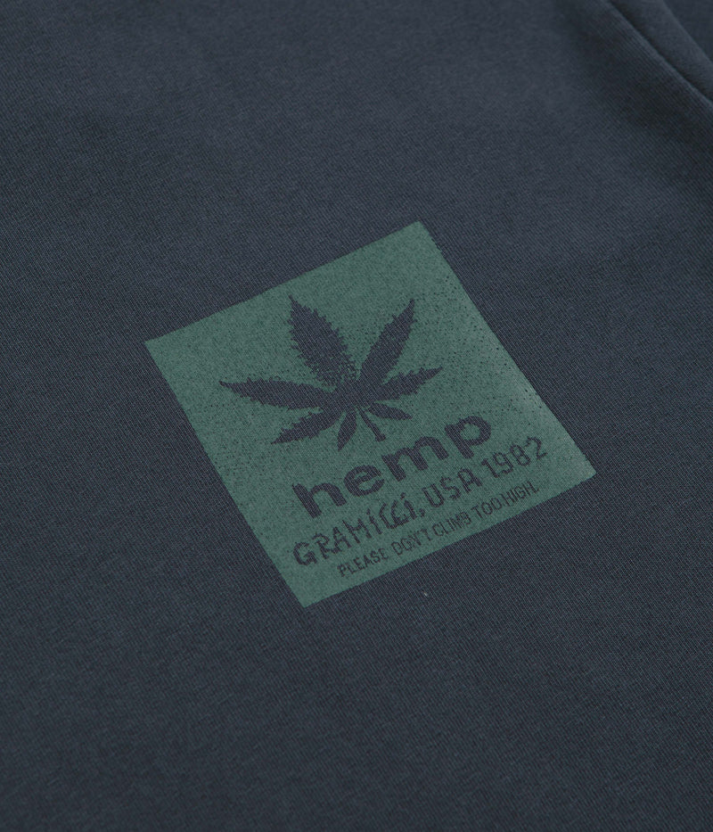 Gramicci Hemp T-Shirt in Navy Pigment