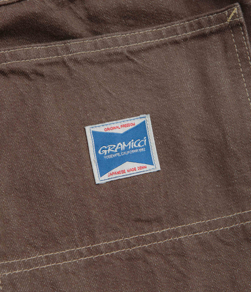 Gramicci Japanese Slub Denim Pants in Amber