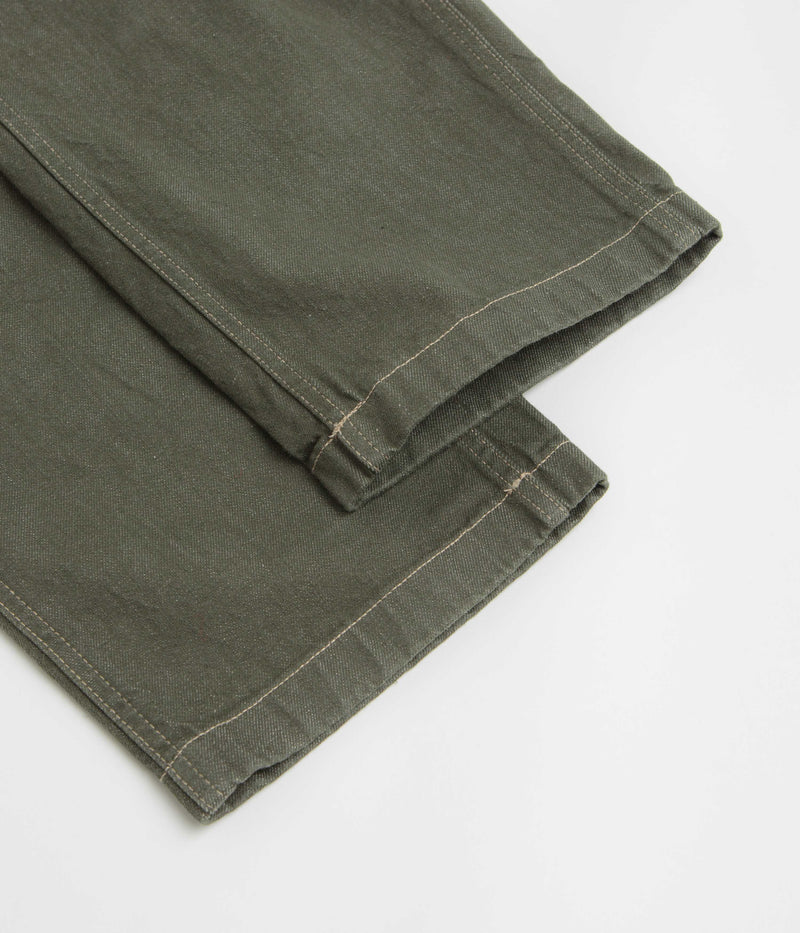 Gramicci Japanese Slub Denim Pants in Dark Sage